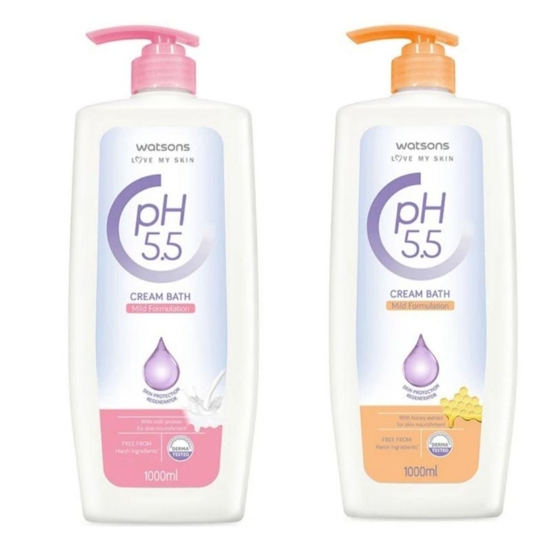watsons ph 5.5 1000ml sabun mandi