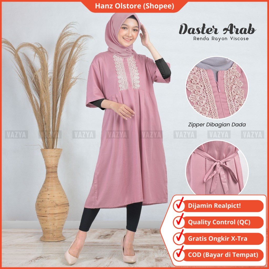 Hanz Olstore Daster Daater Kekinian Dadter Daste Cewek Promo Polos Murah Rumahan Wanita Dastet Deste