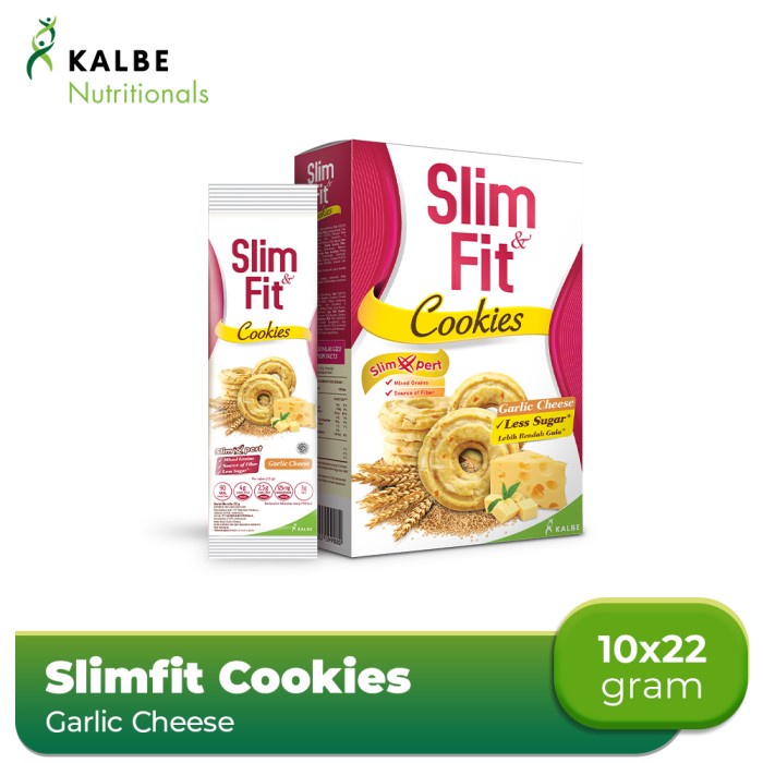 

Slim&Fit Cookies Garlic Cheese 10x22g