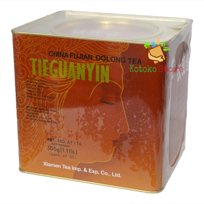 

Ready China Fujian Oolong Tea / Tie Guan Yin / Teh Kuan Yin Kaleng 500gr