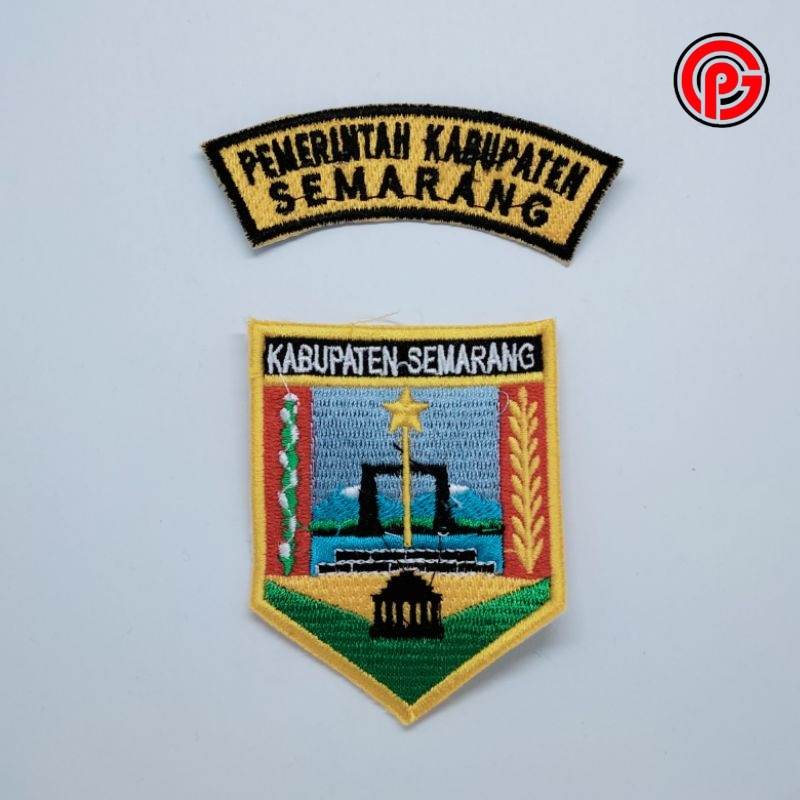 Best Seller Logo Bordir Kabupaten Semarang / Logo Kabupaten Semarang / Bordir Logo Kabupaten Semaran