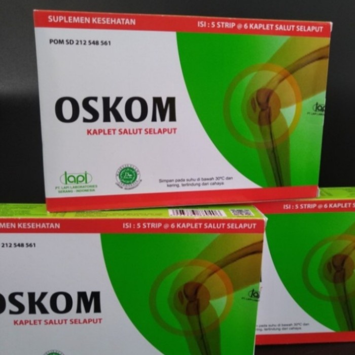 KESEHATAN SENDI OSKOM TABLET 1 STRIP 6 TABLET ORIGINAL