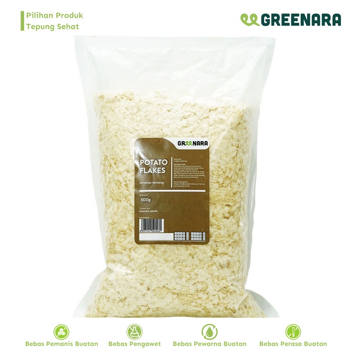 

[KUALITAS PREMIUM] Serpihan Kentang 500gr / Potato Flakes Termurah