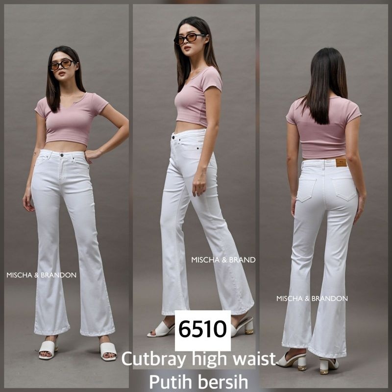 M&B Jeans Celana panjang wanita CUTBRAY JEANS Strech