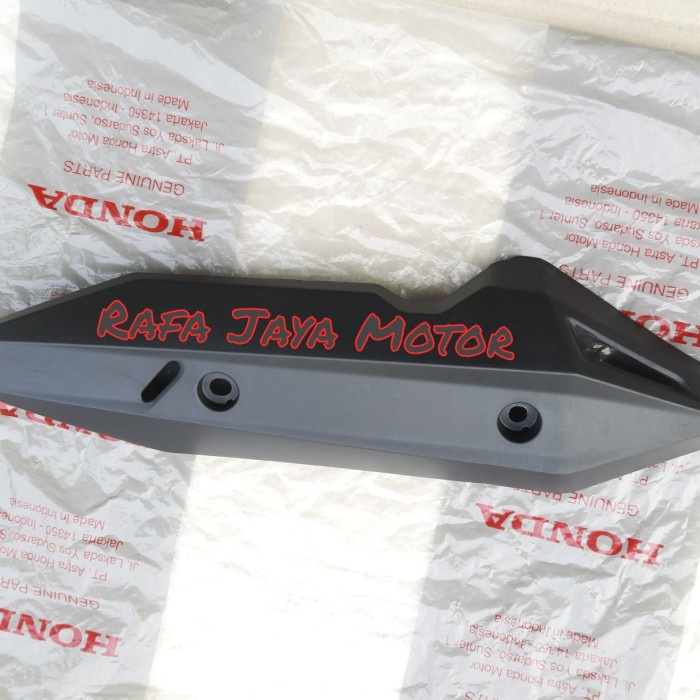 Cover Tutup Knalpot Honda Vario 125 - 150 New 2018 - 2019  Ori - Hitam, vario
