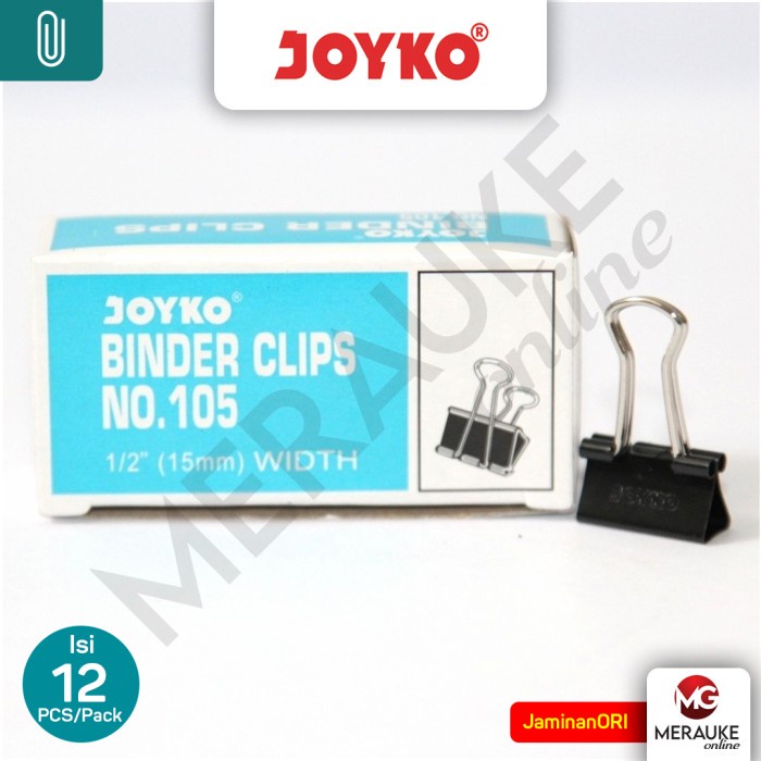 

Binder Klip JOYKO No 105 (1box isi 12pcs)