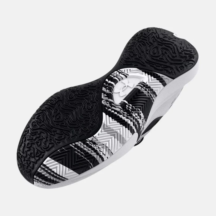 Terlaris ✨ -Sepatu Basket Pria Under Armour Original Ua Lockdown 6 White Grey 3025 - 11~(45)