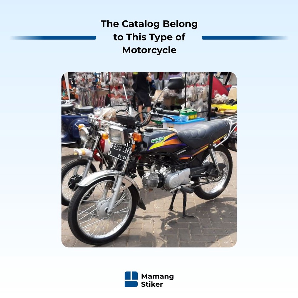 Striping Honda Win 100 Original (8) Shark Variasi Traill Treill Trill Japan Jepang Custom Racing 198