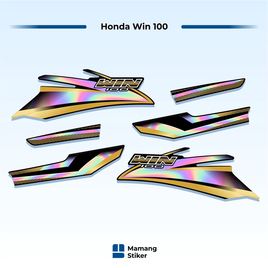 Striping Honda Win 100 Original (15) Variasi Traill Treill Trill Japan Jepang Custom Racing 1984 200
