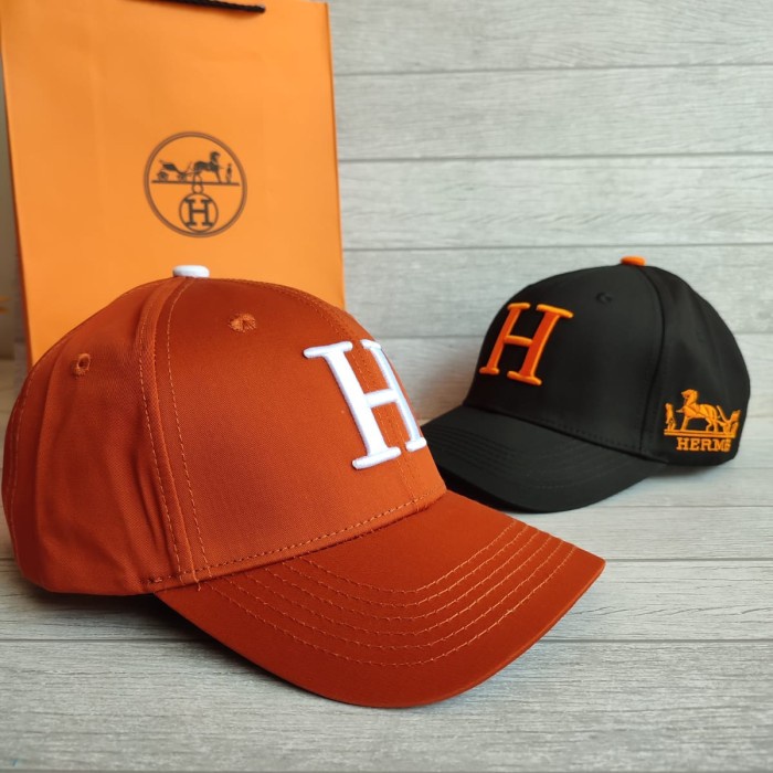 ✨MURAH✨ -TOPI BASEBALL PRIA IMPORT  (H) LOGO 001 - Hitam