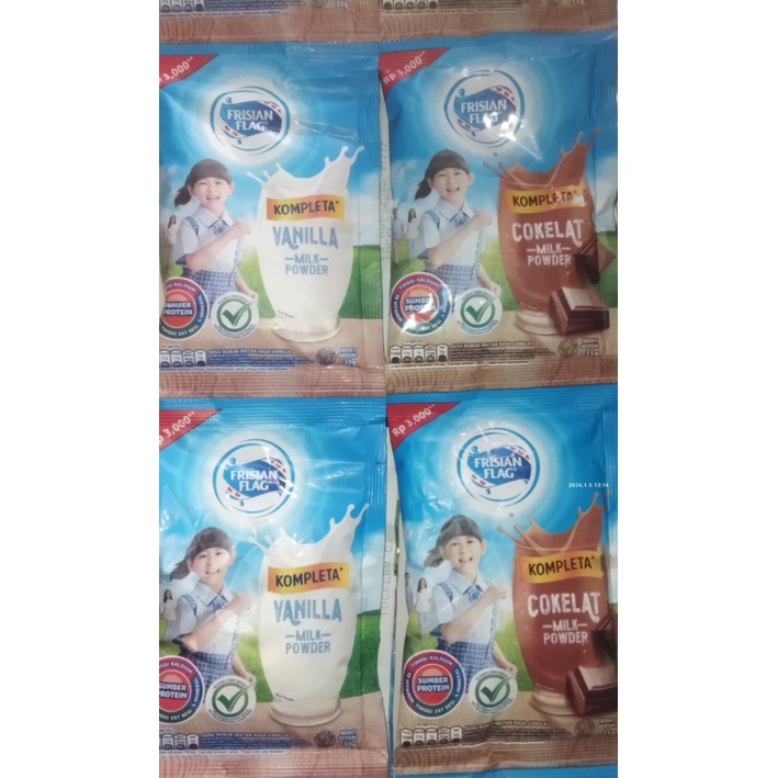 

BENDERA kompleta Susu bubuk all variant 1sachet