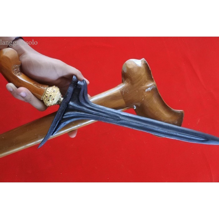 

termurah keris Nonong segaluh istimewa wilah tebel gilig lengkap nyandang WKP