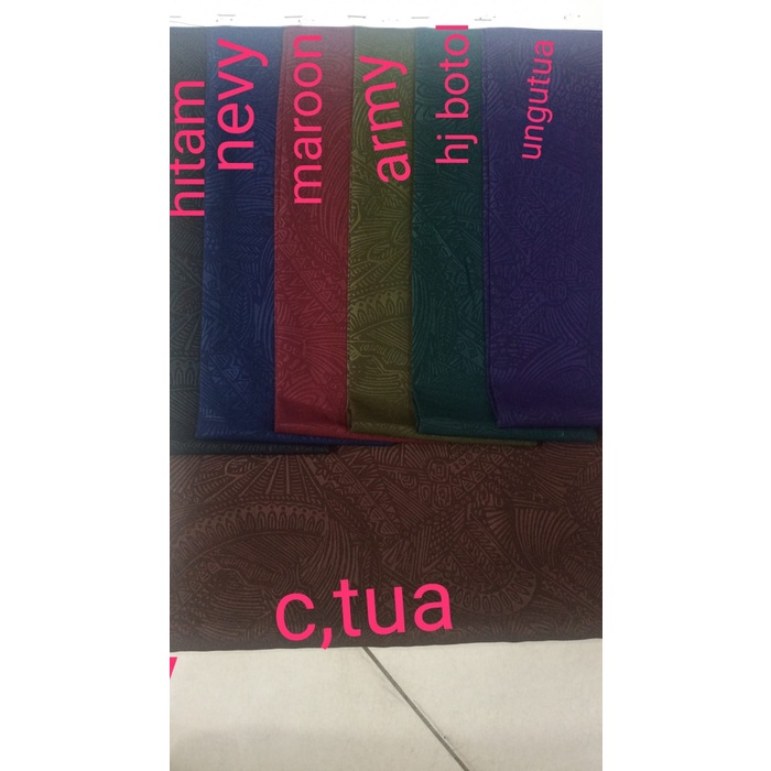 GAMIS HERMOSA MOTIF INDIAN NAVY/GAMIS EMBOS NAVY/GAMIS SYARI - S