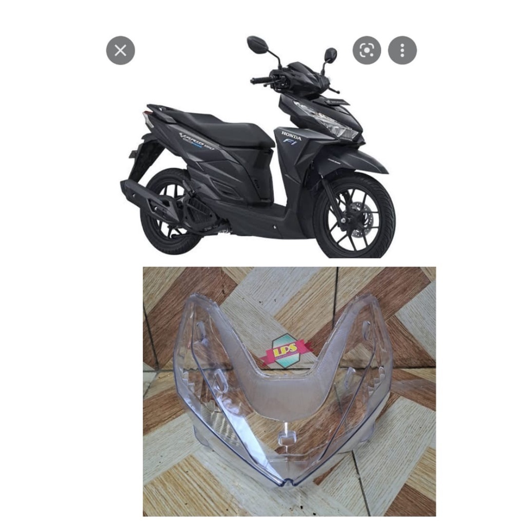 Kaca mika lampu depan vario 150 125 LED 2015 - 2017