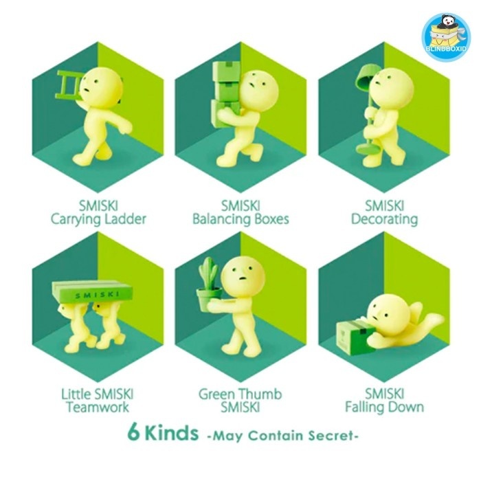 Smiski Minifigure Moving Series - 1pc