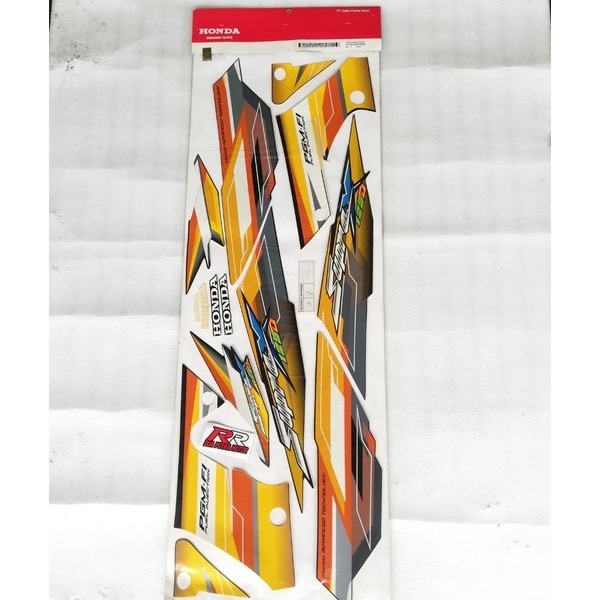 grafik graphic grapik sticer stiker sticker striping body bodi original ori honda supra x 125 d pgm 