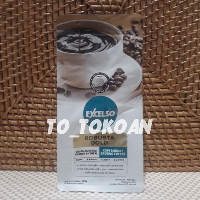 

READY STOCK!!! EXCELSO ROBUSTA GOLD GROUND COFFEE | KOPI BUBUK 100 GR