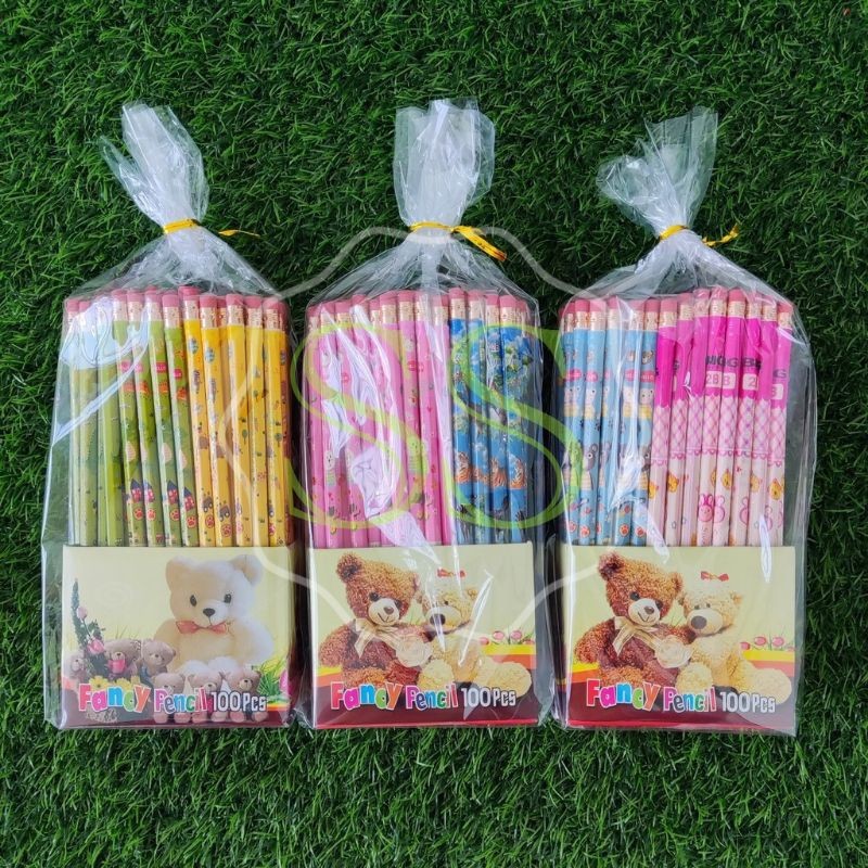 

Pensil isi 100 / Pensil + stip/ Pensil pot isi 100/ Pensil isi 100 Fancy/ Pensil Lucu