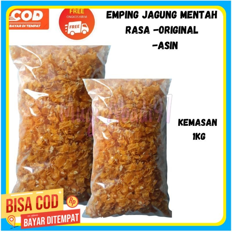 

Keripik Mentah / Cemilan Jagung / Jagung Gepok / Jagung Geprek Mentah / Kripik Jagung Gepuk jagung mentah 1 kg Kwalitas Super ASLI KLATEN / BISA COD DAN GRATIS ONGKIR