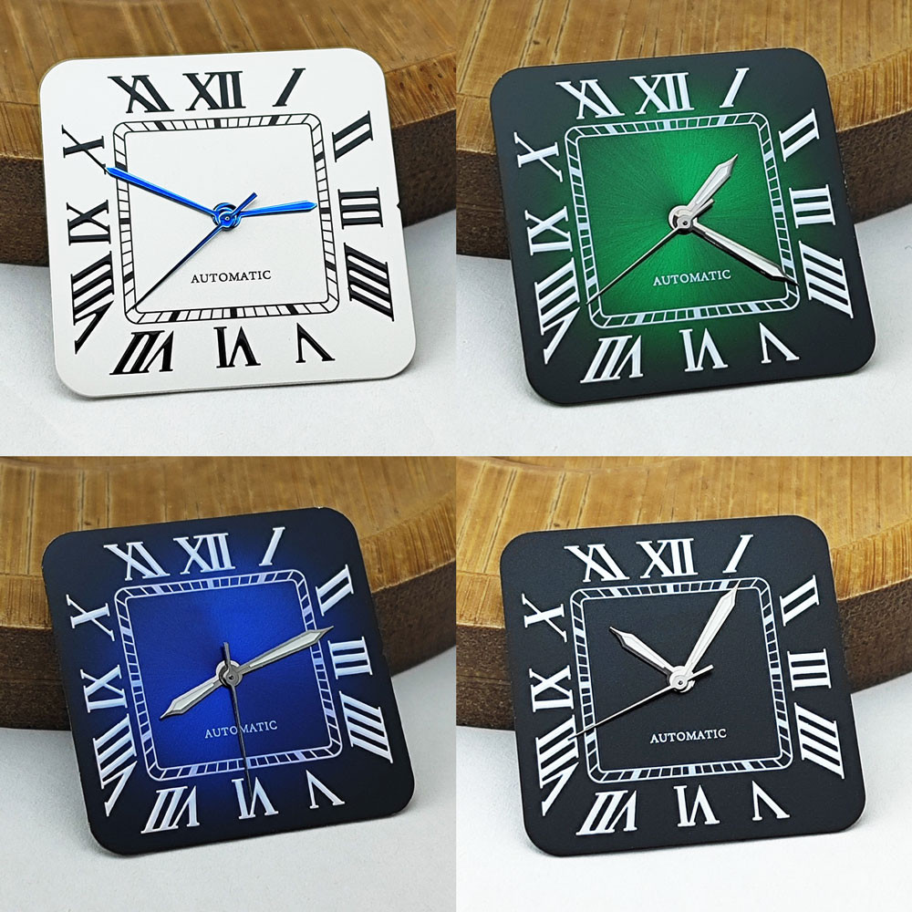 NH35 dial NH36 dial Roma dial S dial suitable for NH35 NH36 movements square case watch