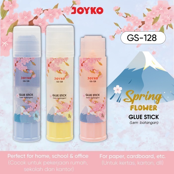 

(1pc) Glue Stick Lem Batang Joyko GS-128 8gr Sakura Flower