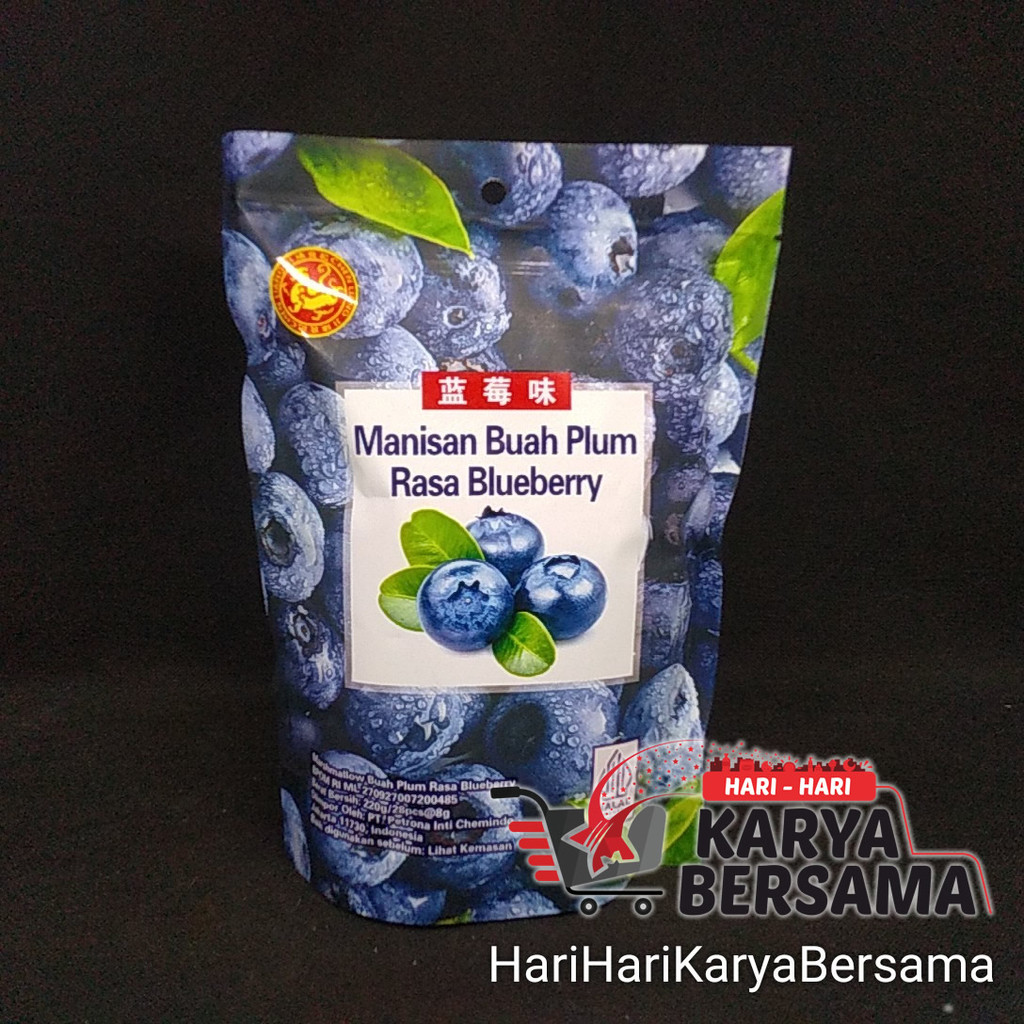 

MANISAN BUAH PLUM CHEN LIANG JI RASA BLUEBERRY 220GR