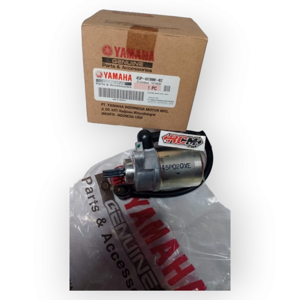 45P-H1800-02 DINAMO DYNAMO STATER PLUS KABEL BISON BYSON KARBU 2014 ORI ORIGINAL YAMAHA YGP ASLI