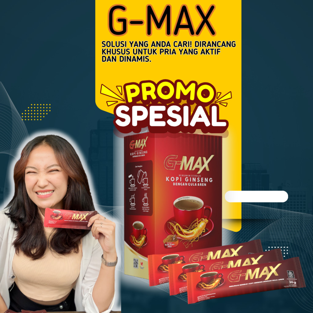 

Privasi Aman G-MAX Minuman Kopi Extra Gingseng Original