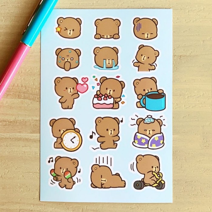 

Mall -martstrong247.id~[PROMO TERLARIS] Mocha Daily Sticker - MM023