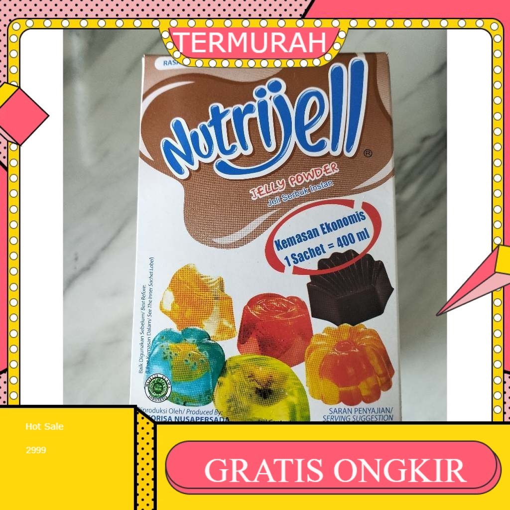 

Nutrijell - Jelly Rasa COKLAT 20gr 1 KOTAK/PAK