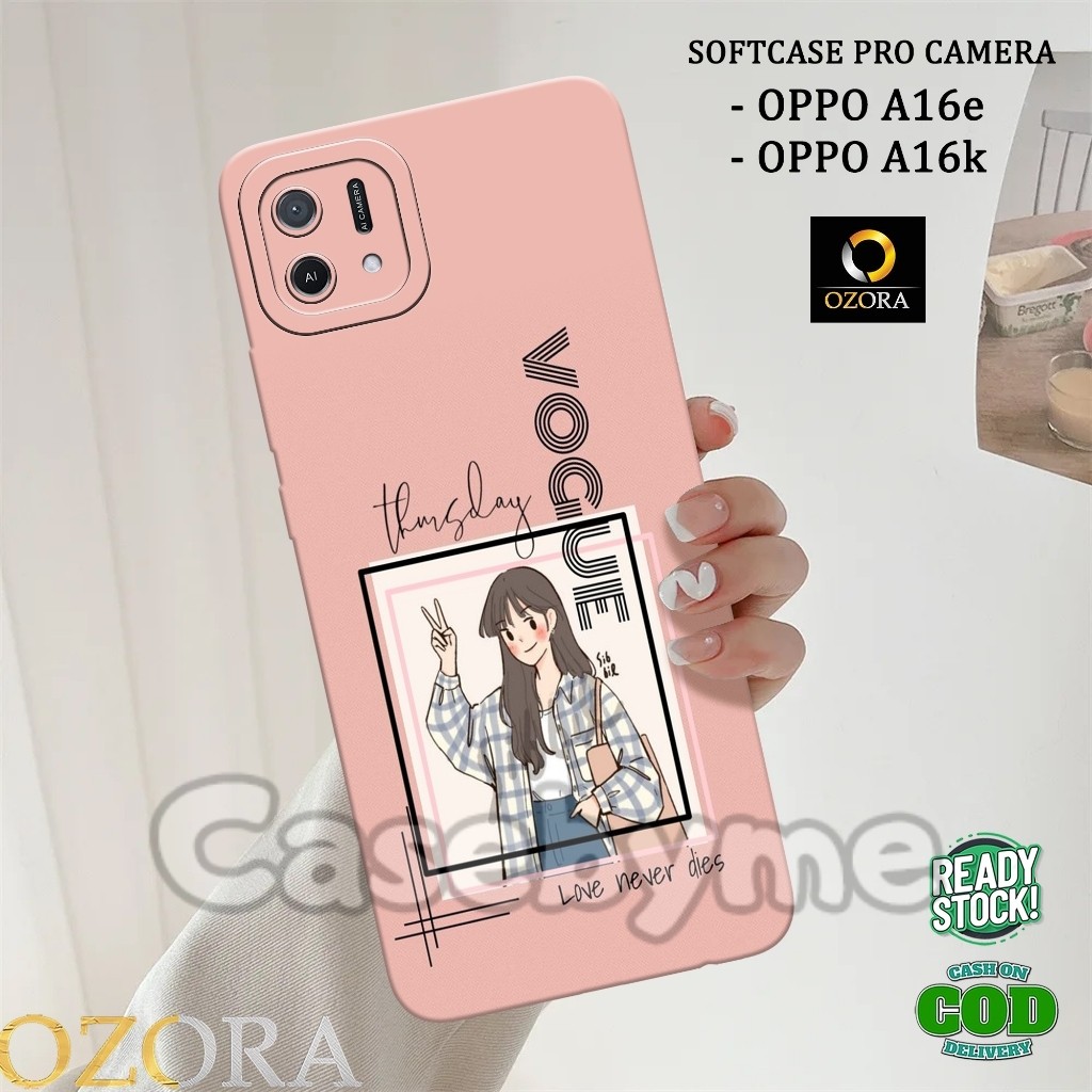 OZORA - Softcase Hp Oppo A16e / A16k Terbaru - Fashion Case AESTHETIC - Case Hp Oppo A16e / A16k - C