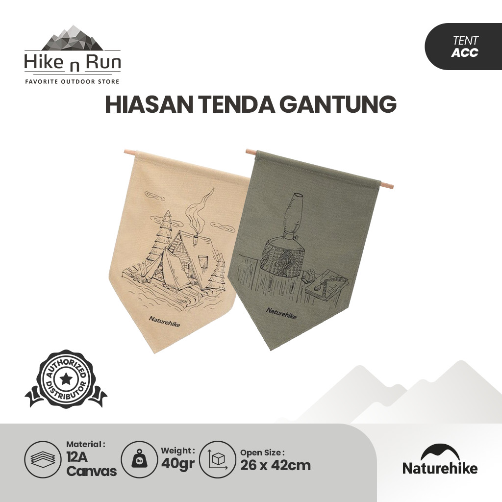 Naturehike NH21PS001 Hiasan Tenda Gantung Hanging Tent Flag
