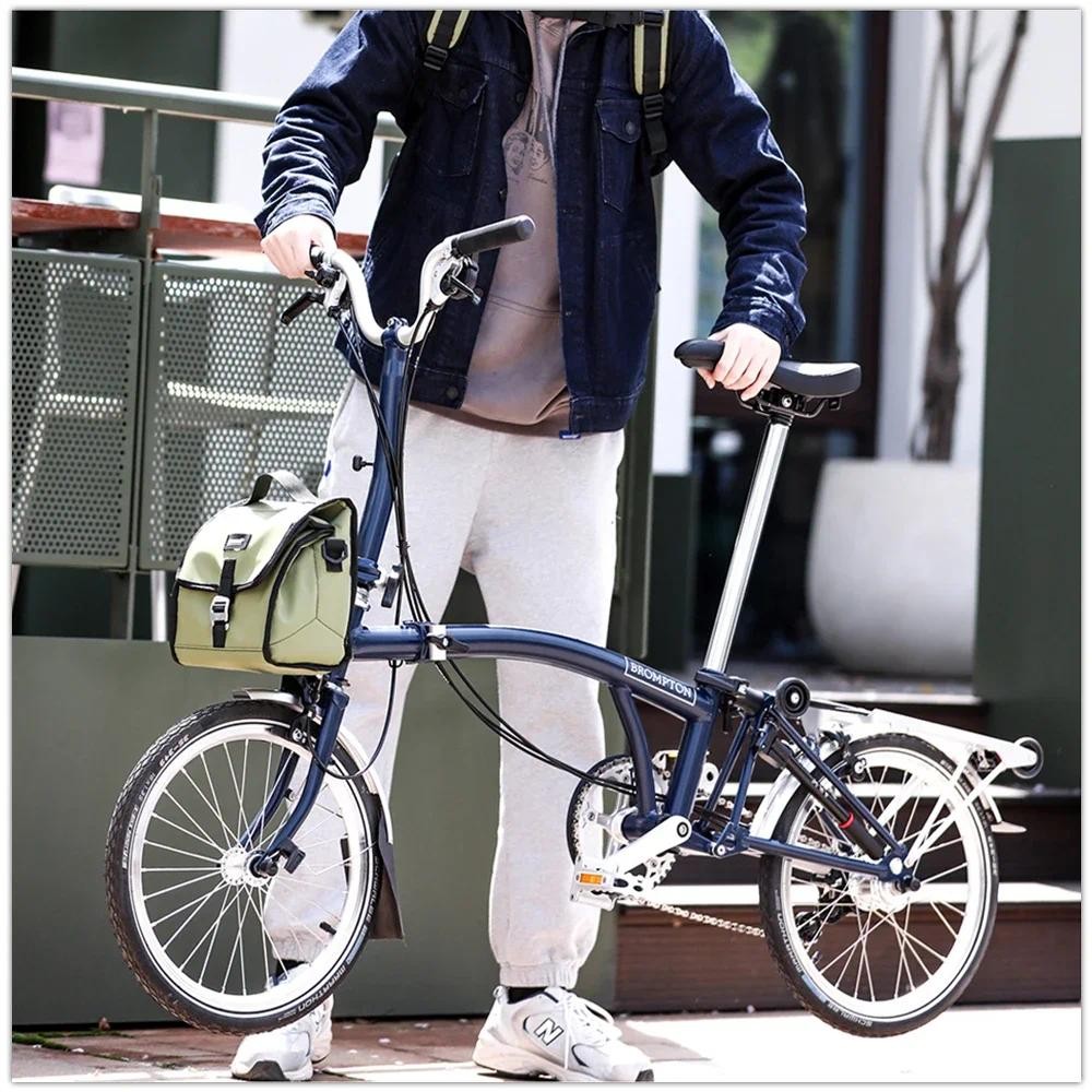 New Bike Handlebar Bag 4L-7L High Capacity Waterproof Insulated Shoulder Bag Mini Velo Front Bag for