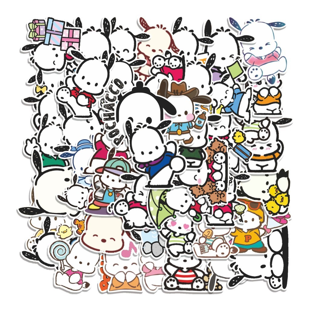 

COD 50 Pcs Stiker PHOCACOO CARTOON Lucu Anti Air Untuk Dekorasi Notebook Sepeda Skateboard Handphone
