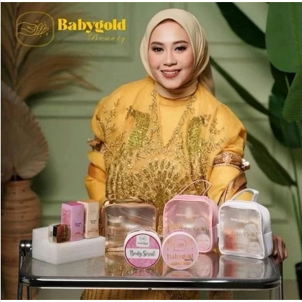 ❄️Domestika❄️ PAKET SKINCARE BABY GOLD VIRAL BY HUMAIRAH HABIBIE - Babygold
