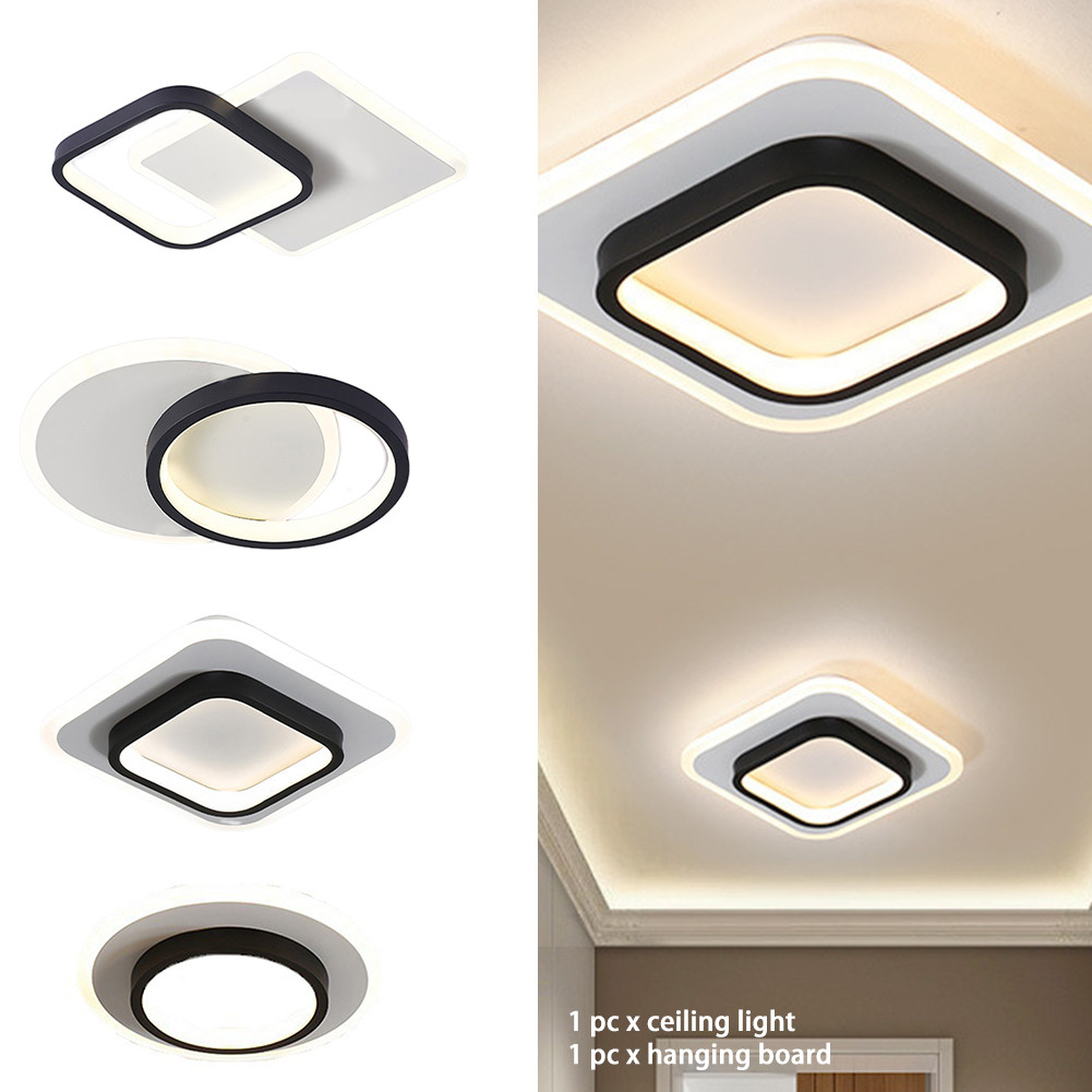 Ceiling Light Lampu Plafon LED Lampu Hias Rumah Ruang Tamu Kamar Minimalis Tempat Lampu Plafon 24W L