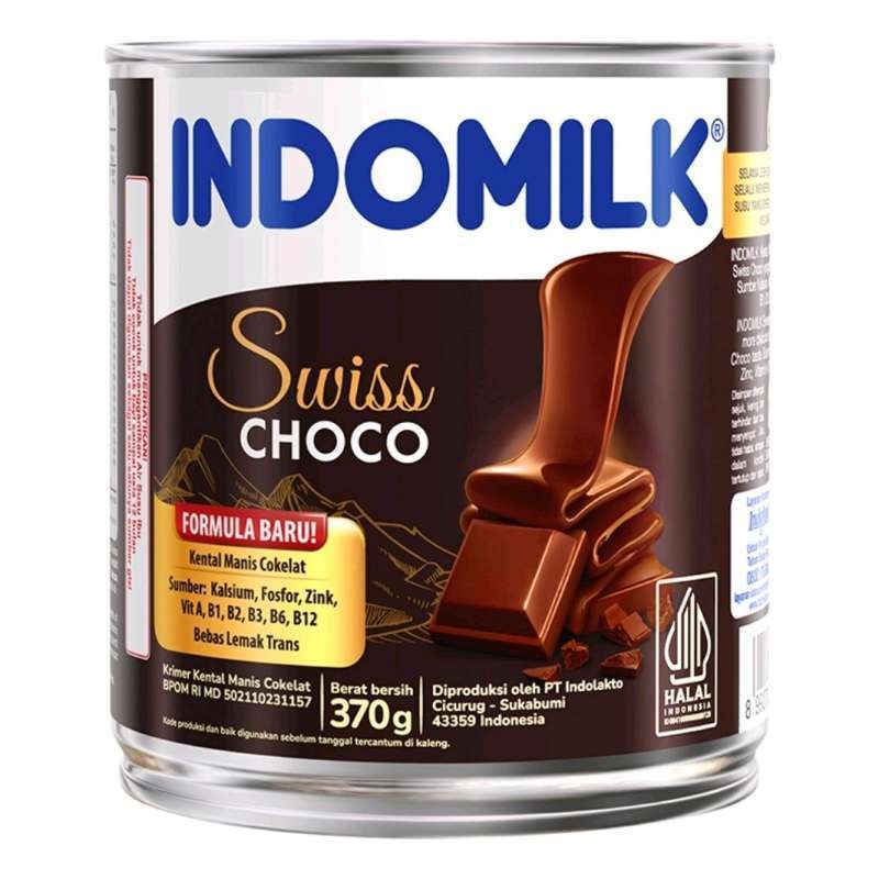 

Indomilk Krimer Kental Manis Swiss Choco Cokelat Kaleng 370gr