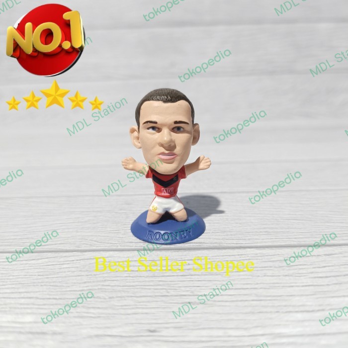 Corinthian Micro Stars Soccer Player Mini Figure  Wayne Rooney Mainan Toy FAZ Store