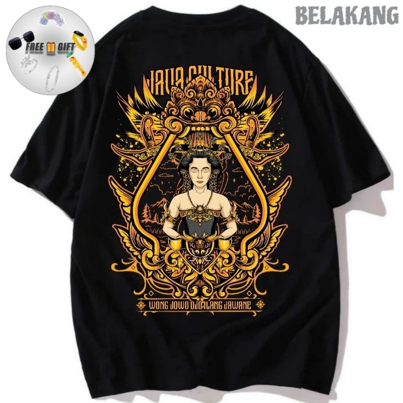 Kaos Baju Culture Java | Kaos Budaya Jawa | Culture Java Series cotton 24s