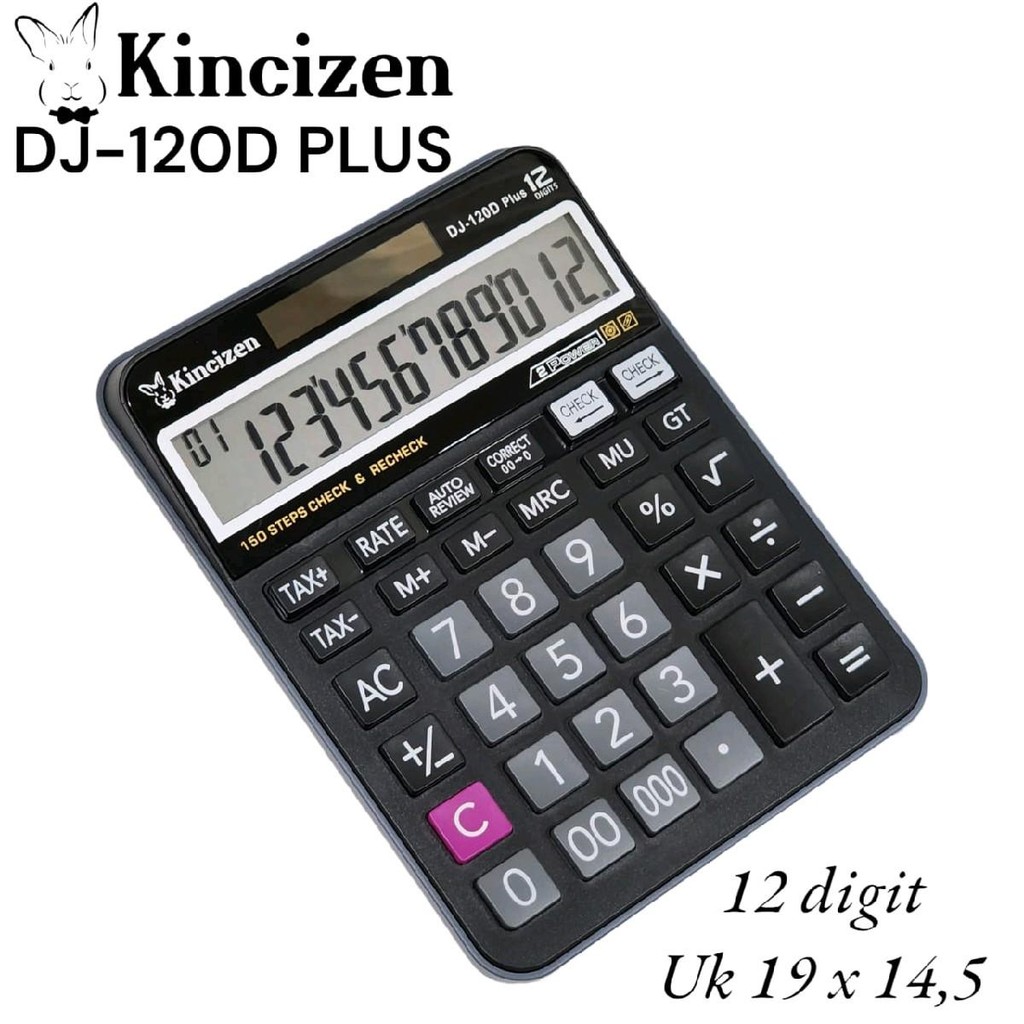 

KINCIZEN DJ-120D PLUS- check & correct calculator / kalkulator desktop DJ 120D PLUS