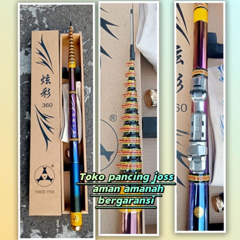 TEGEK KOLONG THREEFISH XUANCAI RUAS PENDEK 270 360 450