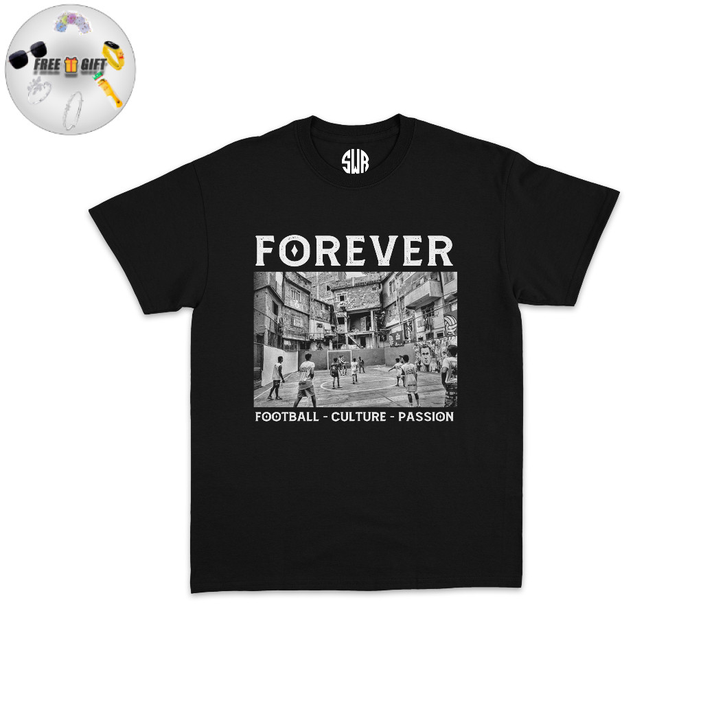 t shirt- FOREVER SKULL UNISEX KAOS COSTUM PRINT DTF COTTON 24S