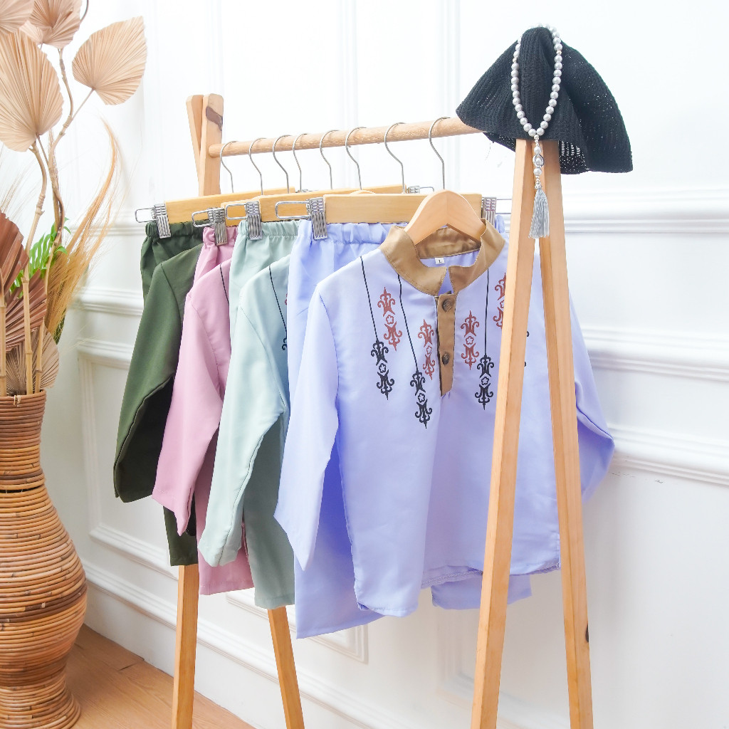 baju koko anak setelan bahri baju koko anak