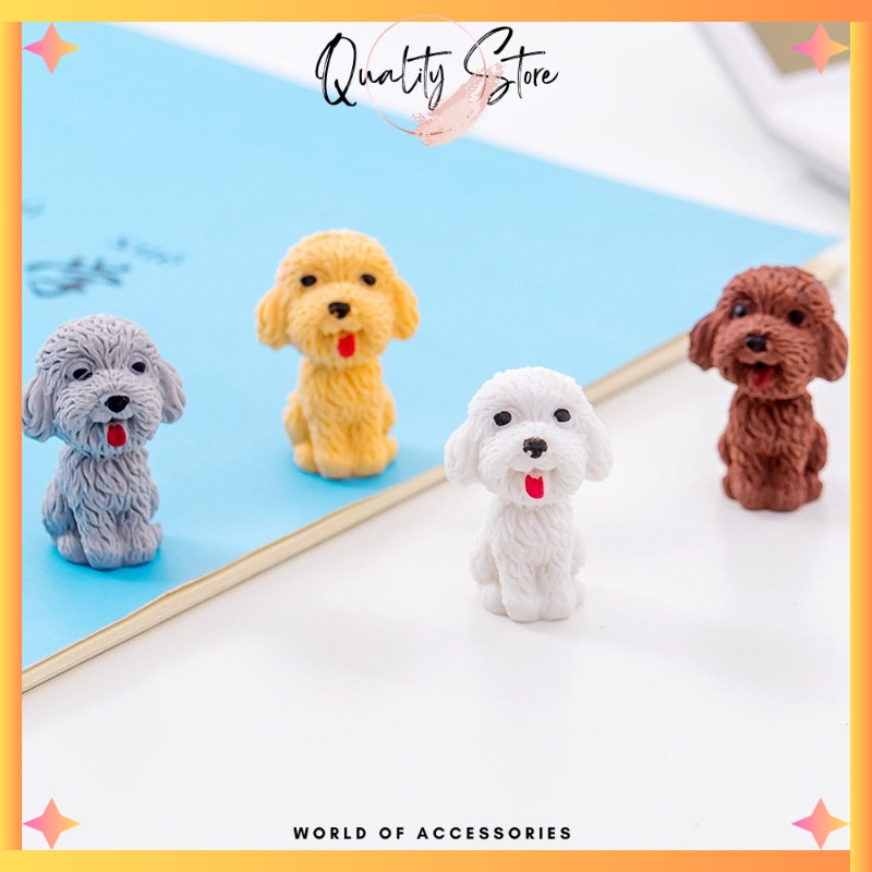 

QS - PENGHAPUS PENSIL MODEL DOGGY IMUT / STIP PENGHAPUS LUCU ALAT TULIS