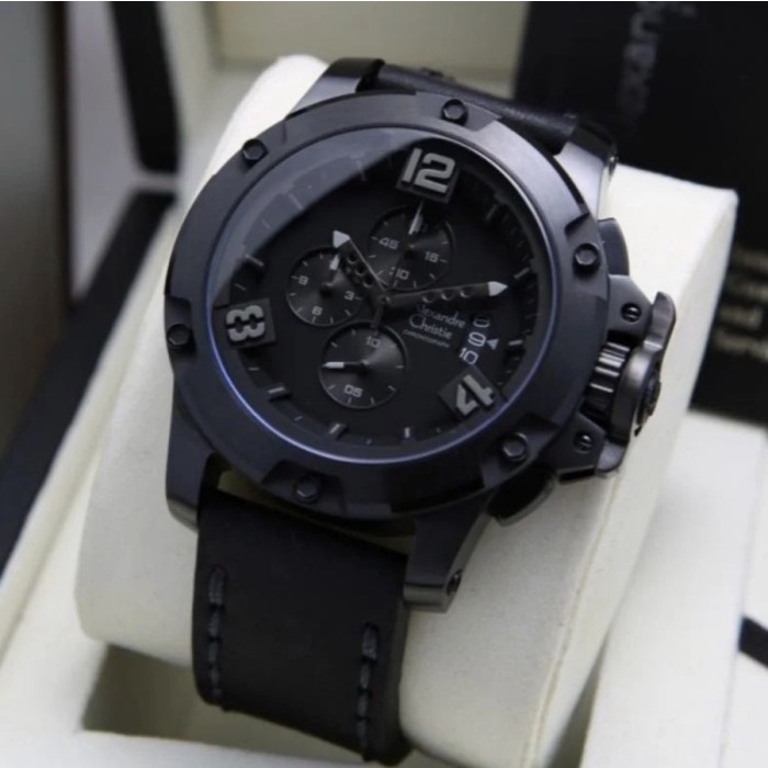 Jam Tangan Pria Alexandre Christie AC 6295 6295MC Full Black