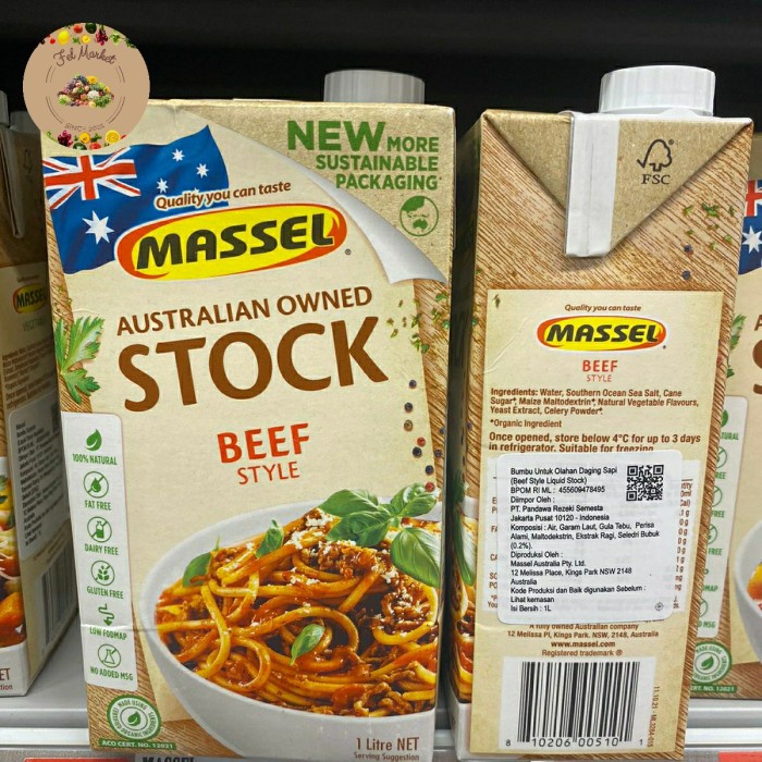 

Massel Australian Owned Stock Beef Style ( bumbu olahan daging sapi
