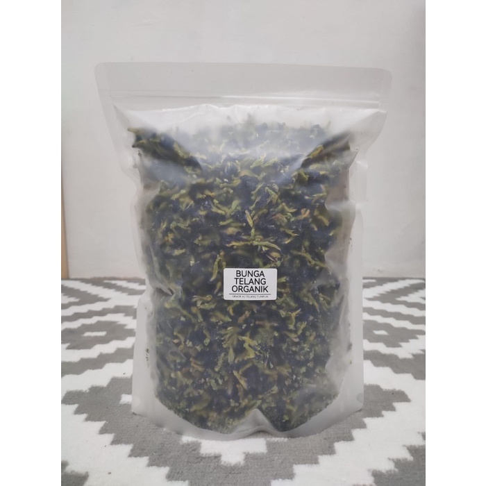 

✨PROMO✨ -Teh Bunga Telang Kering Biru Premium 1 Kg - 500 gram