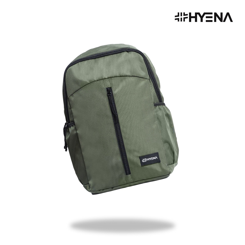 Hyena ( zl35 ) - Backpack Tas Kuliah Polos Pria Wanita Ransel Sekolah SMP SMA