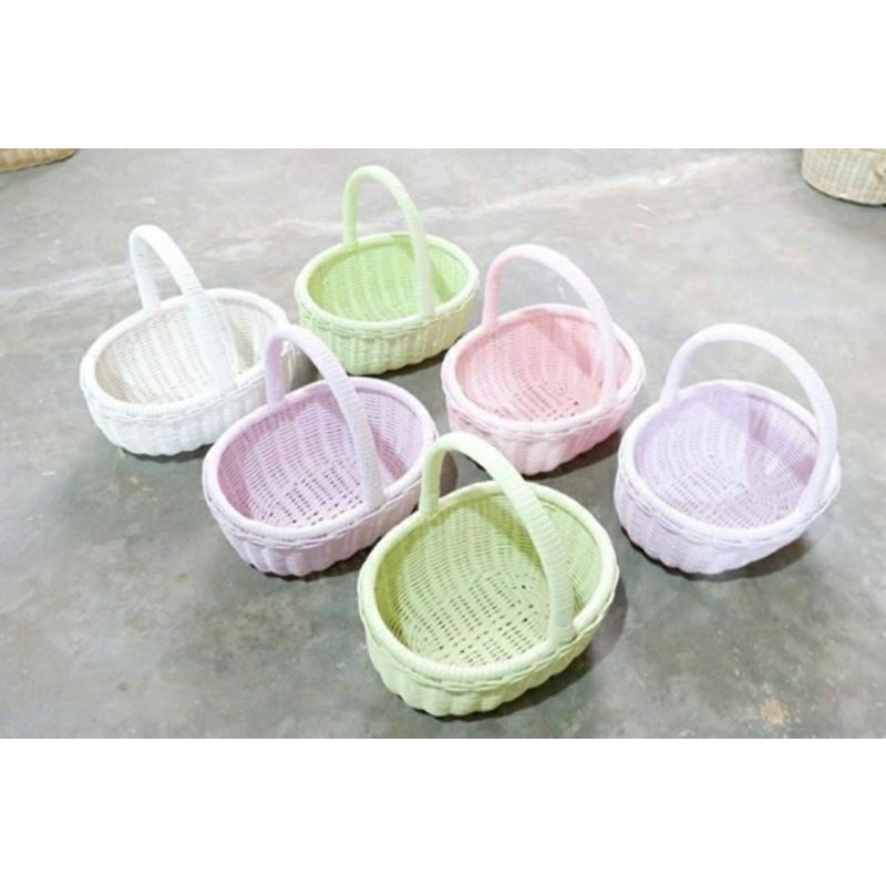 keranjang piknik/keranjang piknik rotan / keranjang piknik tanpa tutup Best Seller