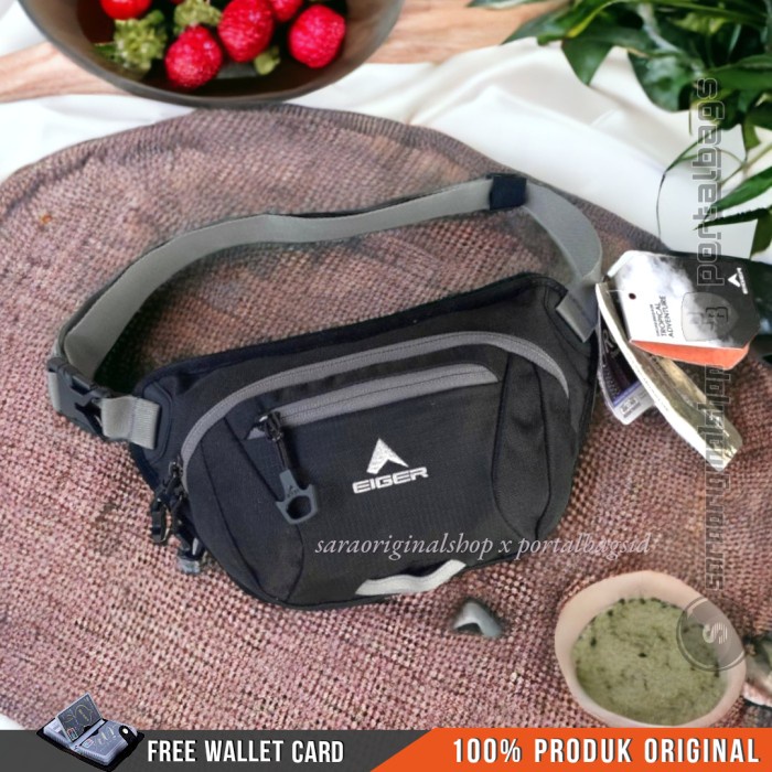 Eiger Vessel 1F Waistbag Tas Selempang Original